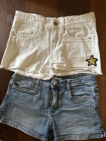2 Jeansshorts 152 (Zara, Pepe Jeans)