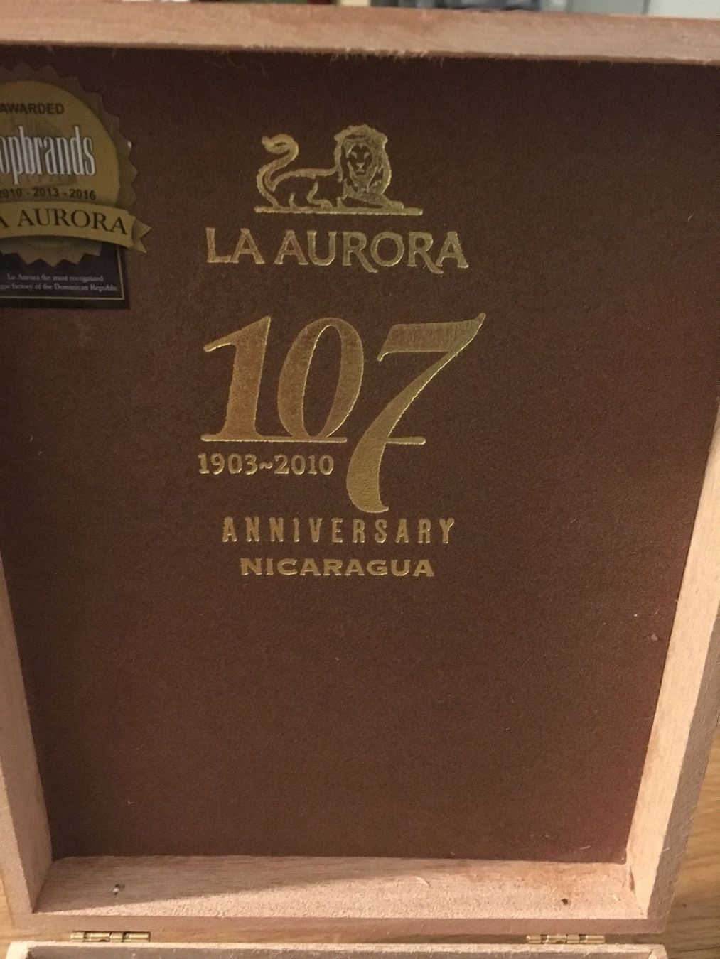 Zigarren: La Aurora 107(Einzel Zigarre) – Neu und originalverpackt aus Neuwilen von Geniesser100 1