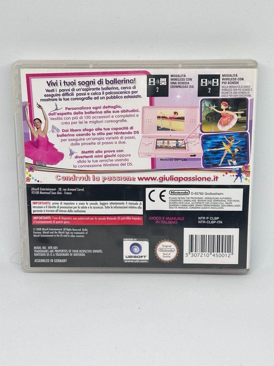 Nintendo Giochi: "Giulia: Passion Ballerina" per Nintendo DS – Usato da Giubiasco venduto da LorisVale 1