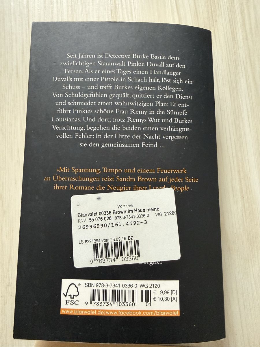 Libri: Sandra Brown Romane 5 Stück – Usato da Wiedlisbach venduto da Sistershop 4