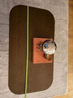 Couchtisch Holz dunkel mit Ablage 