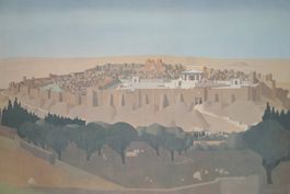 Schulwandbild Nummer 9B: Jerusalem zur Zeit Jesu