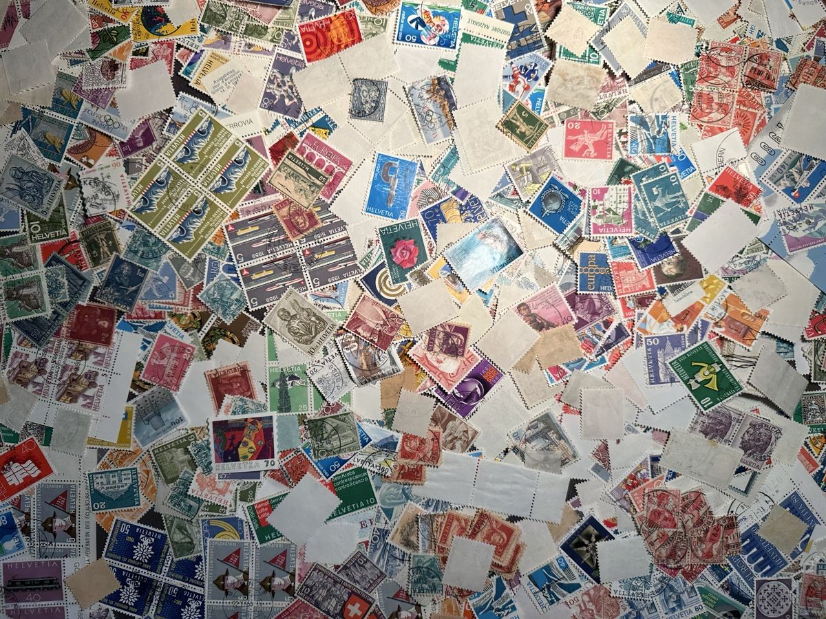 Alle Briefmarken: Viele Schweizer Briefmarken Lose Abgelöst - Sammlung – Gebraucht aus Stettfurt von 2442 3