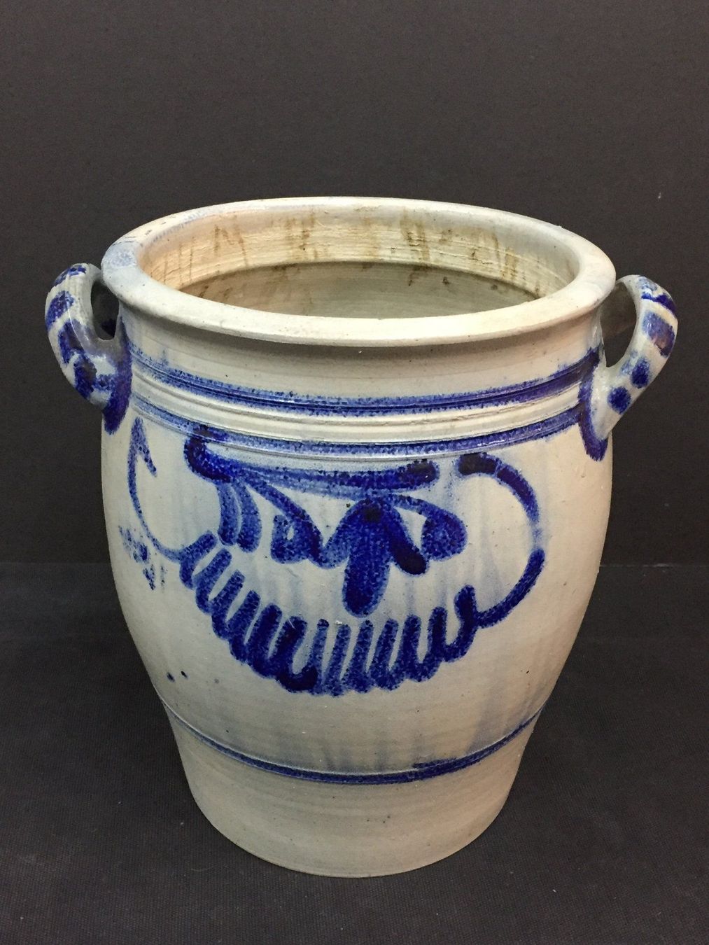 Töpfe: Alter Blauer Steinzug Topf – Gebraucht aus Schaffhausen von vintageville 1