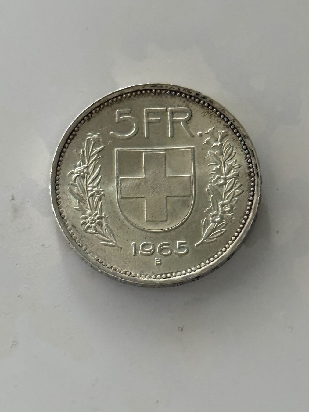 Toutes les monnaies: 5 Franken 1965  Silber – D'occasion à Wallisellen par SWISS_SILVER1 1