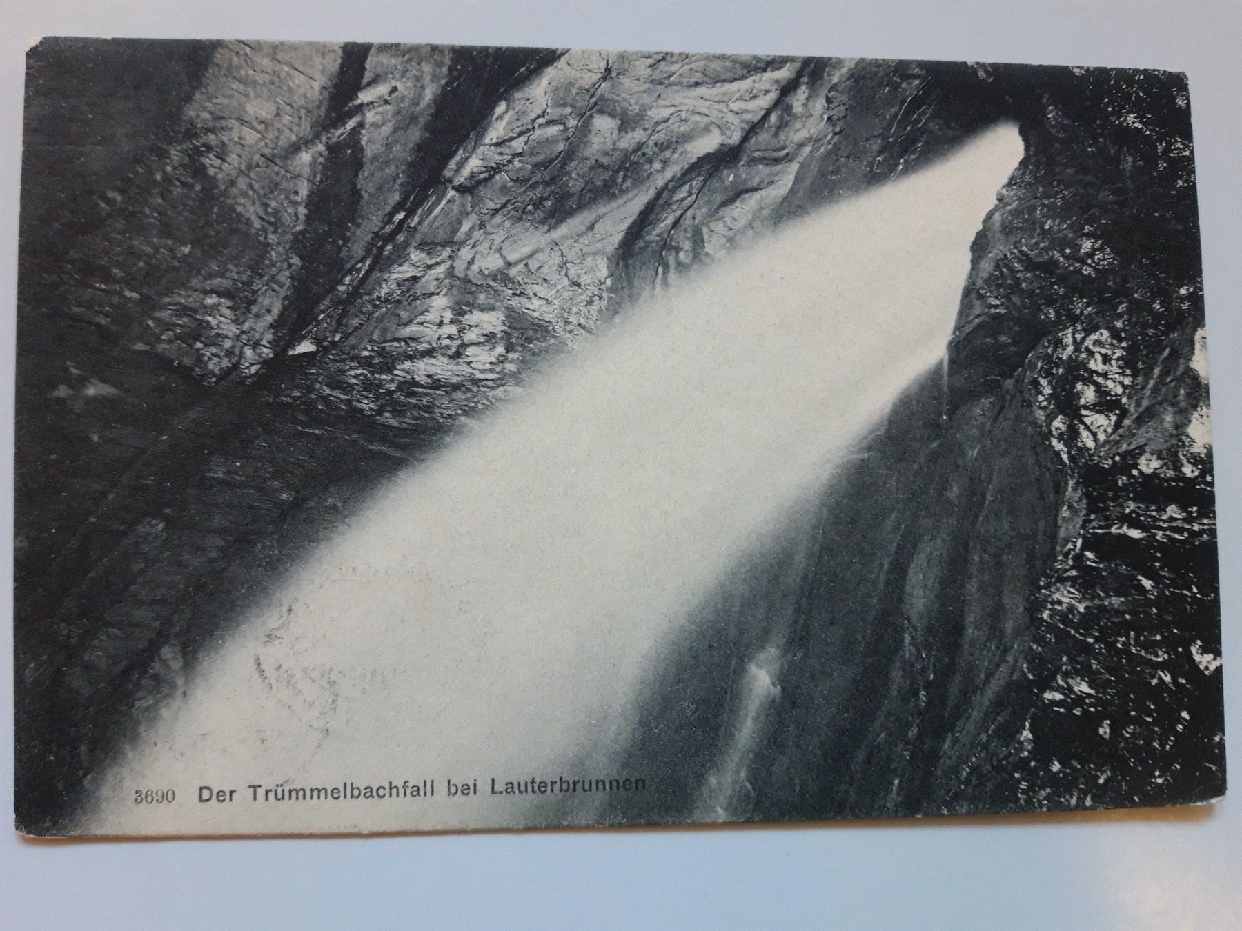 Cartoline postali: Der Trümmelbach bei Lauterbrunnen – Usato da Sargans venduto da nicsam1815
