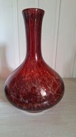 Zwiesel ,mid Century Vase, Kristallglas mundgeblasen, rot
