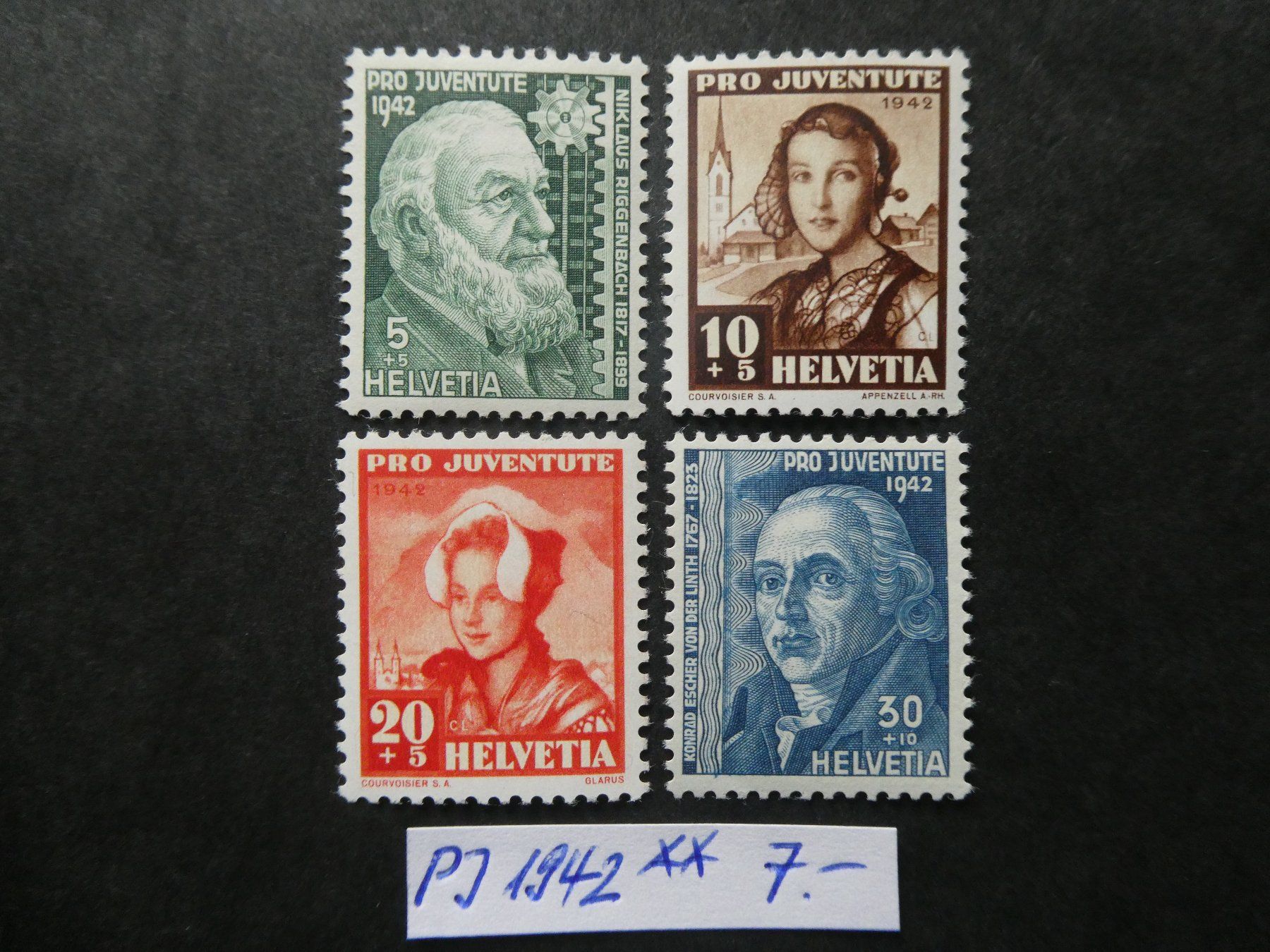 Tutti i francobolli: Pro Juventute 1942 postfrisch – Usato da Lausen venduto da Herbamare01