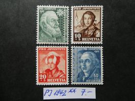 Pro Juventute 1942 postfrisch