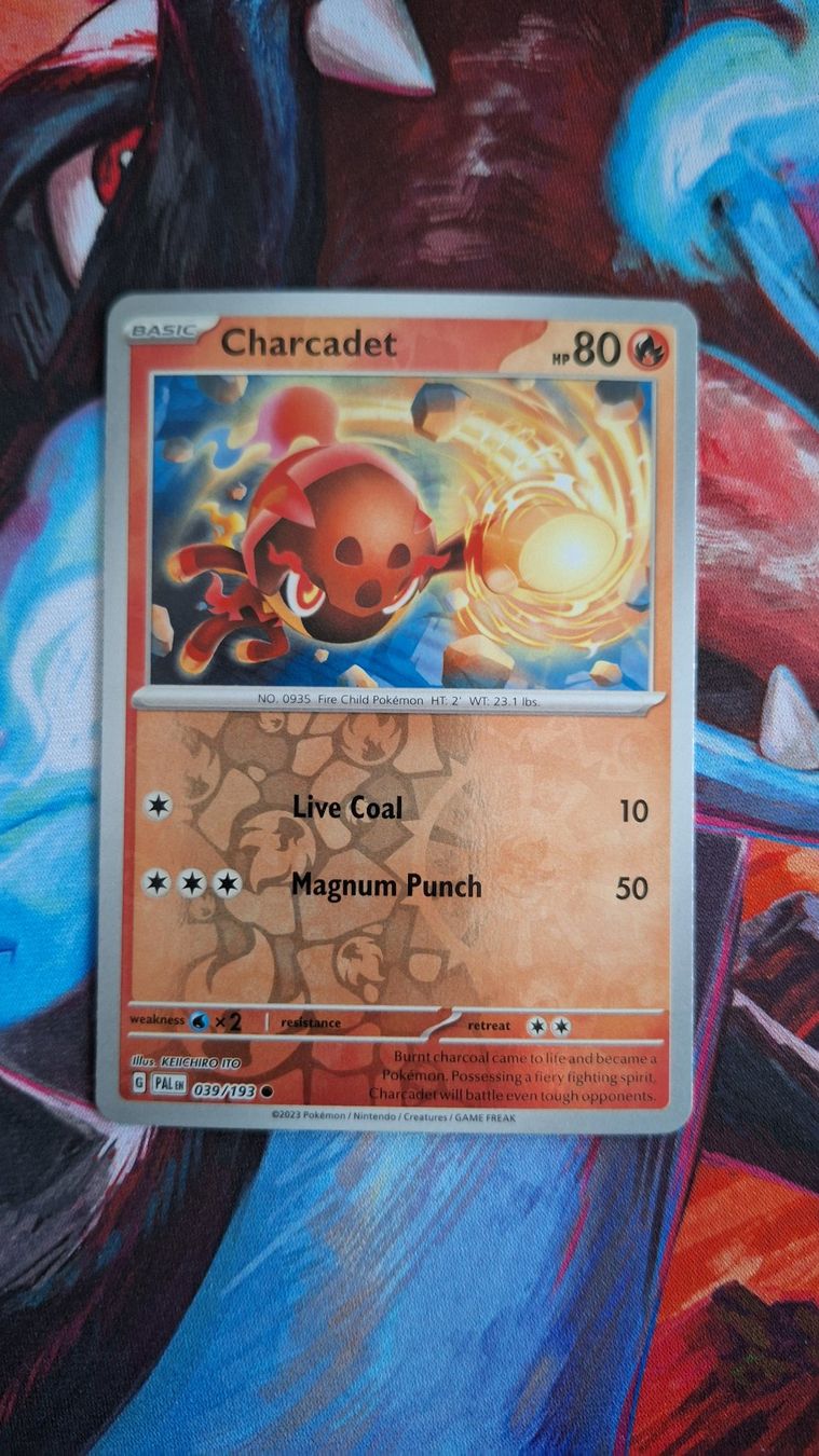 Pokémon Carte collezionabili: Charcadet - Reverse Holo - Pokemon Paldea Evolved – Usato da Altstätten SG venduto da GGsGameshop