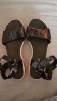 Schwarze Sandalen