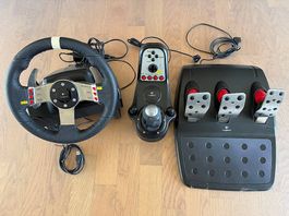 Logitech G27 Racing Wheel + Pedale + H-Schaltung  PS3/PC