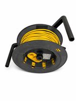 Heavy Duty Extension Cord Reel w/ 25m Yellow Cable Schneider