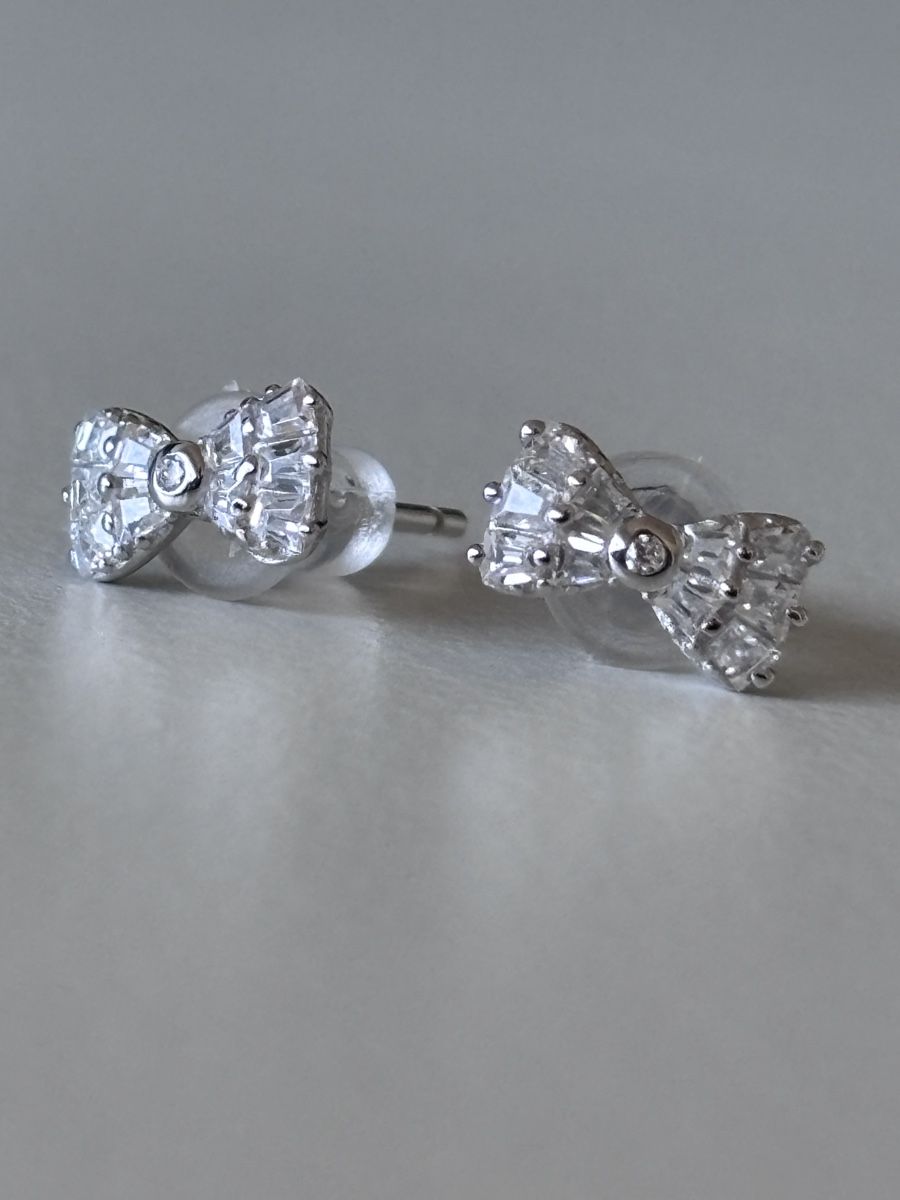 Orecchini pendenti & Orecchini a lobo: Studs Earrings. 925 Silver with moissanite stone. – Nuovo (secondo la descrizione) da Dübendorf venduto da S1973E 5