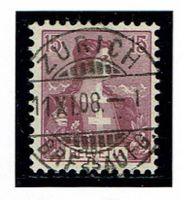 Helvetia 106 Vollstempel Zürich