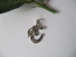 Ketten Anhänger das Zeiche Om aus 925 er Sterling Silber