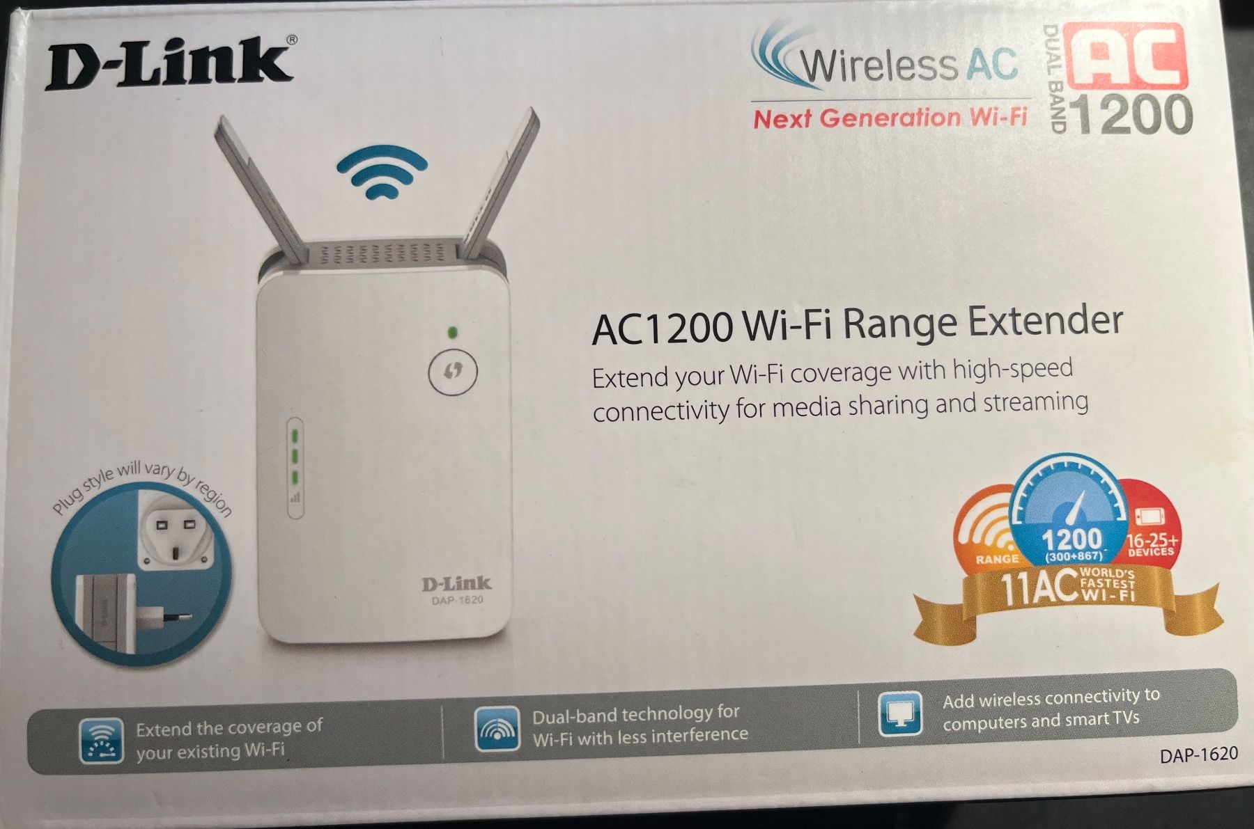 Dlink WiFi: D-Link AC1200 Wi-Fi Range Extender – Nuovo (secondo la descrizione) da Veyrier venduto da ren_5ctl