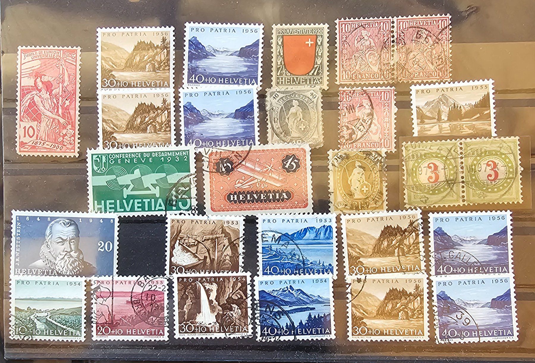 Alle Briefmarken: Verschiedene CH-MARKEN - sehen ! – Gebraucht aus Les Valettes von Nuba1