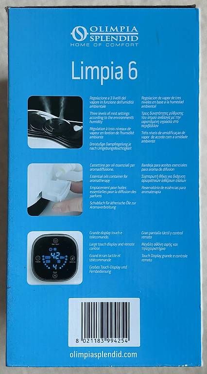 Humidificateurs: Olimpia Splendid Limpia 6 Luftbefeuchter – D'occasion à Kilchberg par koenigheinz 1