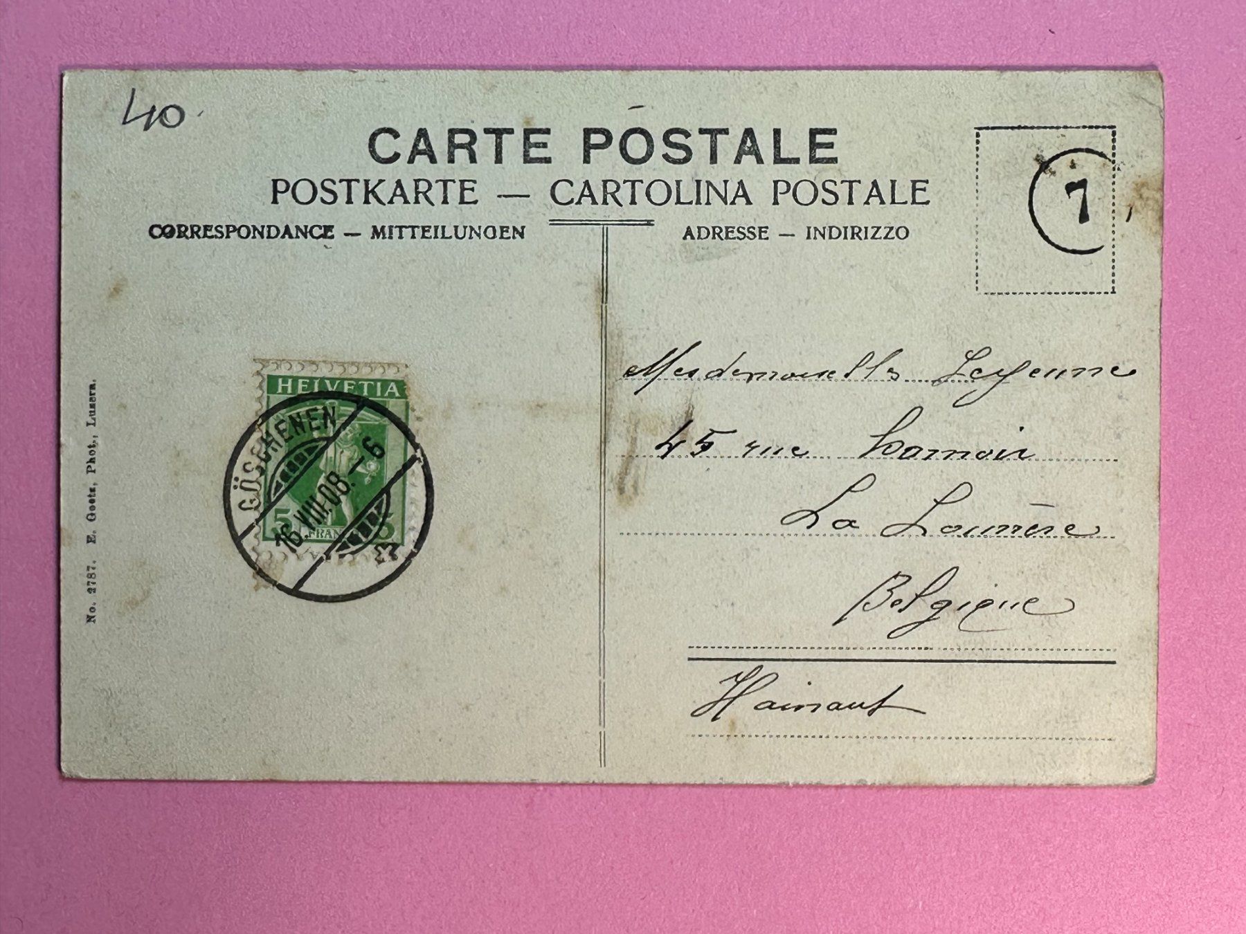 Cartes postales: Gotthardbahn - Wassen - vor 1908 – D'occasion à Steg VS par _vinci_ 1