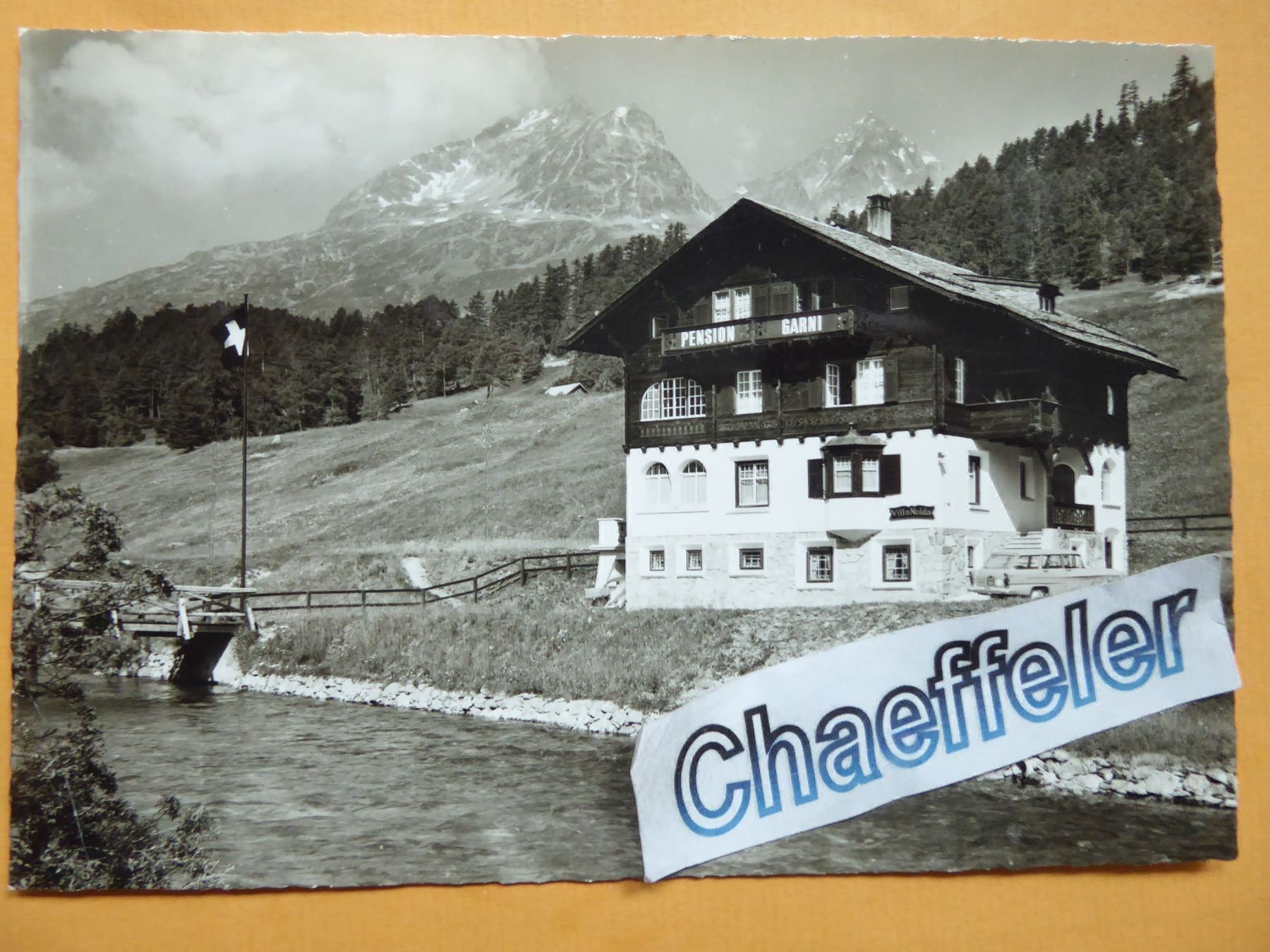 Ansichtskarten: Pension Nolda, St-Moritz-les-Bains – Neu (gemäss Beschreibung) aus Zürich von Chaeffeler