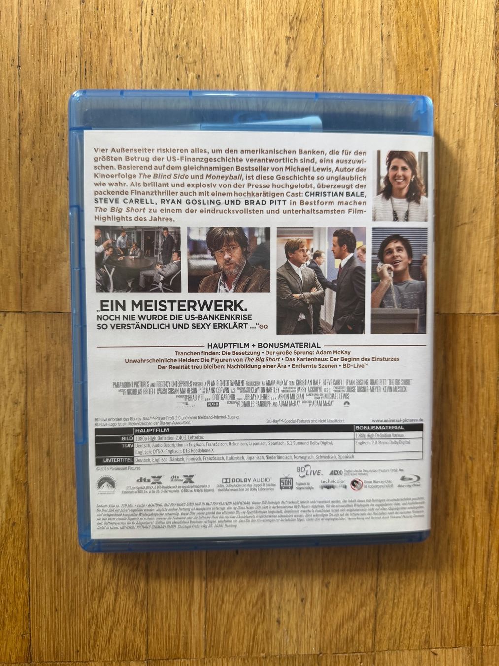 Tous les DVDs: THE BIG SHORT. (BLU-RAY) – D'occasion à Basel par san_2qlq 1