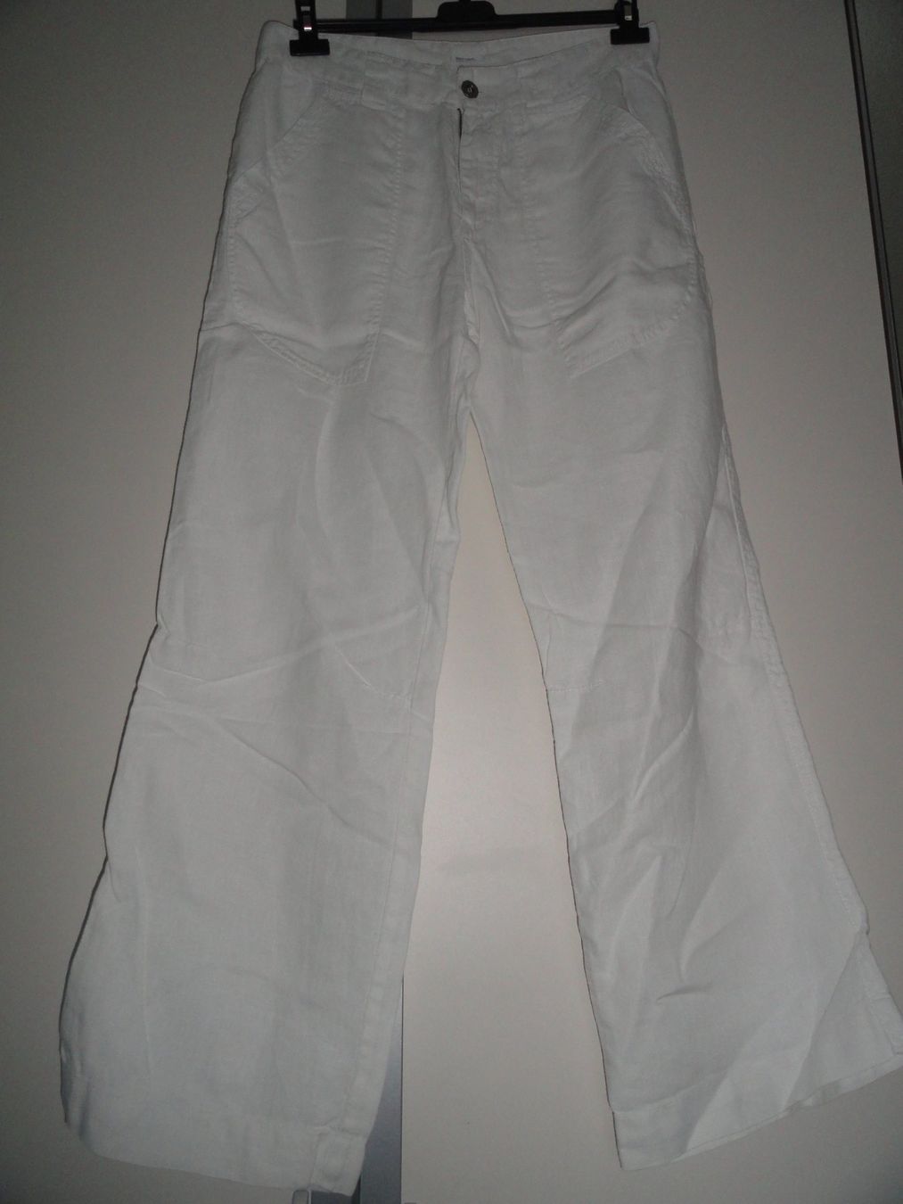 Pantaloni: SOFT GREY 100% LEINEN HOSE GR. 42 *** – Usato da Uetendorf venduto da bibibop