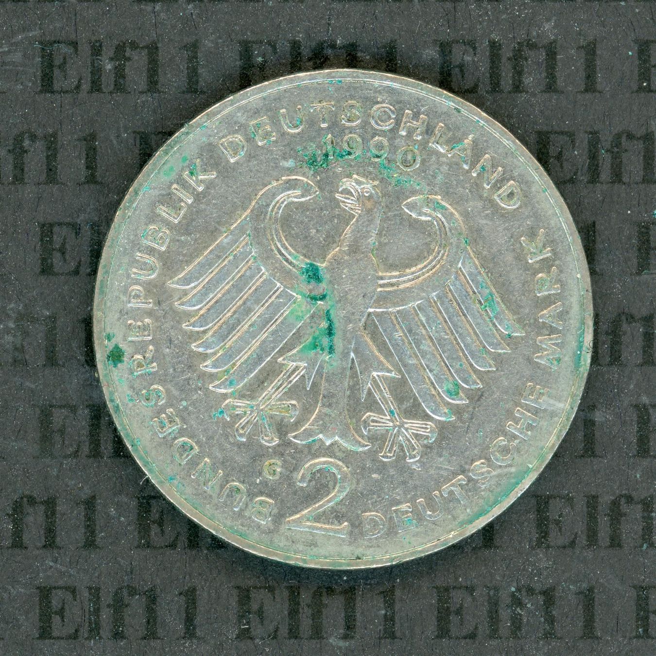 Alle Münzen: DEM___2.00 1990G Strauss -vz 2 Deutsche Mark – Gebraucht aus Widnau von Elf11