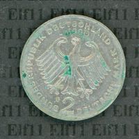 DEM___2.00 1990G Strauss -vz 2 Deutsche Mark