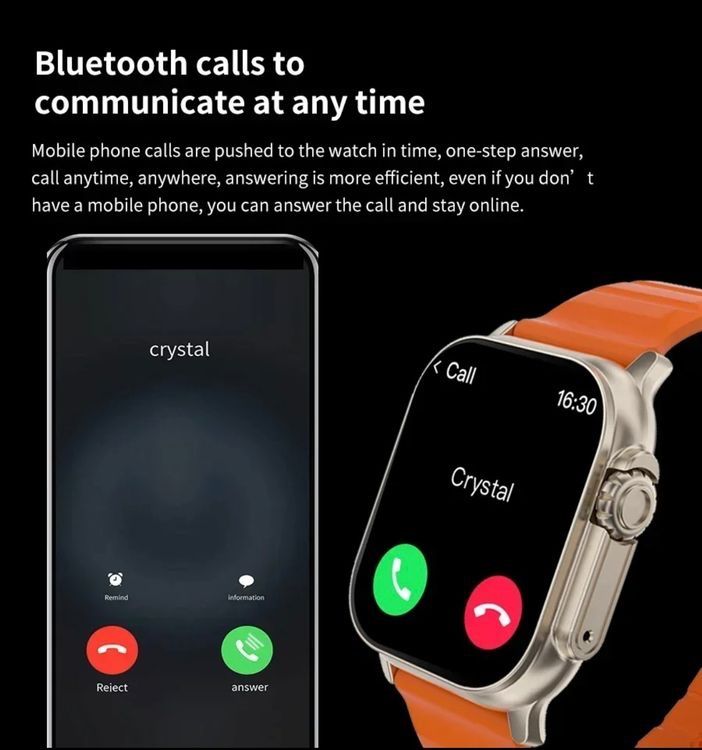 Smart Smartwatch: Smartwatch T900 Ultra – Nuovo e nell'imballaggio originale da Marly venduto da gol_7sfs 3