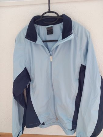 Nike Trainingsjacke hellblau/dunkelblau -neuwertg,Clima Fit