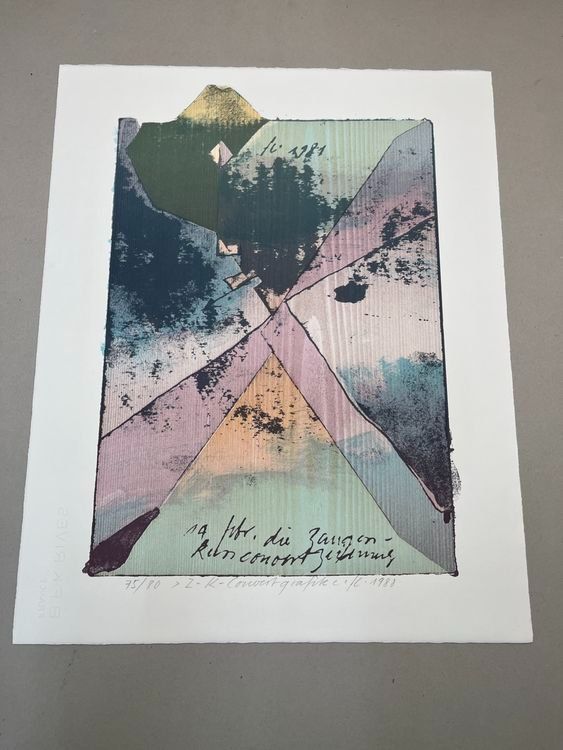 Gravures sur bois: FRANZ EGGENSCHWILER HOLZSCHNITT  SIGNIERT – D'occasion à Gersau par grafik-kunst 4