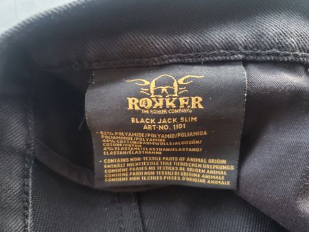 ROKKER Black Jack Slim Jeans, Gr. 64, W42, Top Zustand!