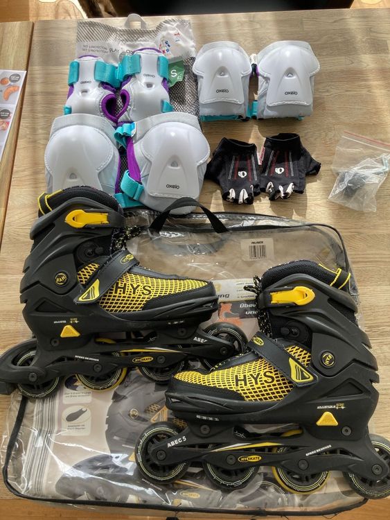 Inline Skates Set mit Schoner Kaufen auf Ricardo