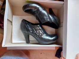 Scarpe tacco confortevole nero 37