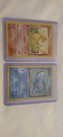 Pokémon Basis-Set Karten – Glumanda & Quapsel DE Vintage!