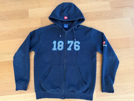 Feldschlösschen Kapuzenjacke blau Grösse L gebraucht