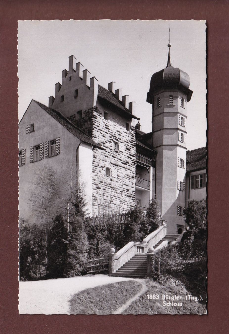 Ansichtskarten: BÜRGLEN - Schloss – Gebraucht aus Pully von nicecards