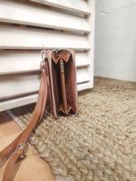 Leder Portemonnaie mit Handy Fach