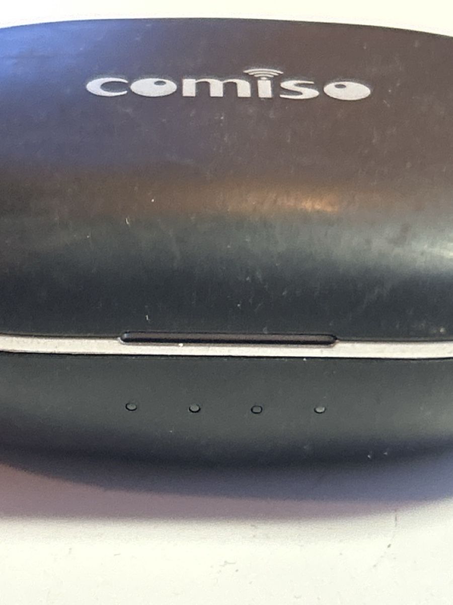 Kopfhörer: In-Ear Kopfhörer Comiso E6 mit Ladecase schwarz (2S3) – Gebraucht aus Neuenhof von 123-Allerlei 6