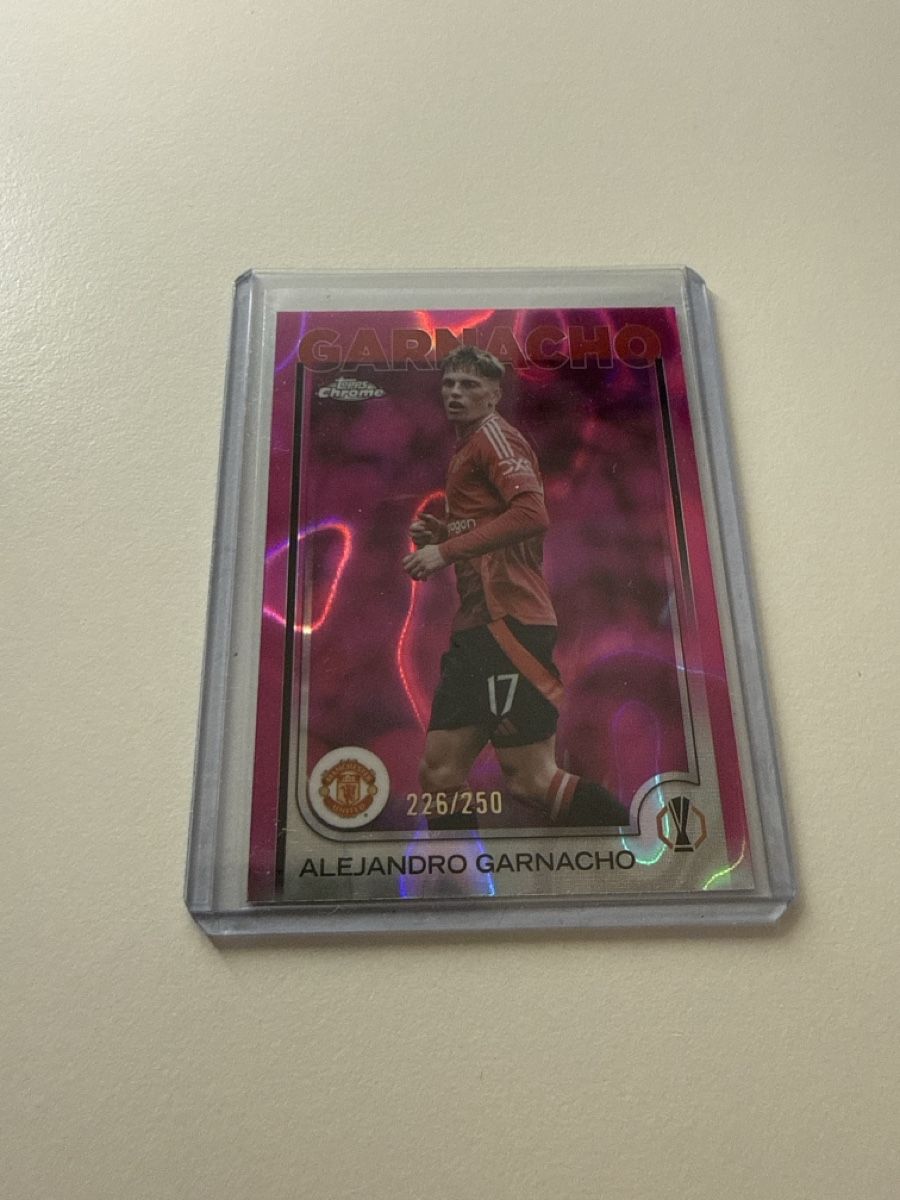 Topps Carte collezionabili: Alejandro Garnacho, Manchester United, Topps Chrome UCC – Usato da Bäretswil venduto da pu0_7rmv