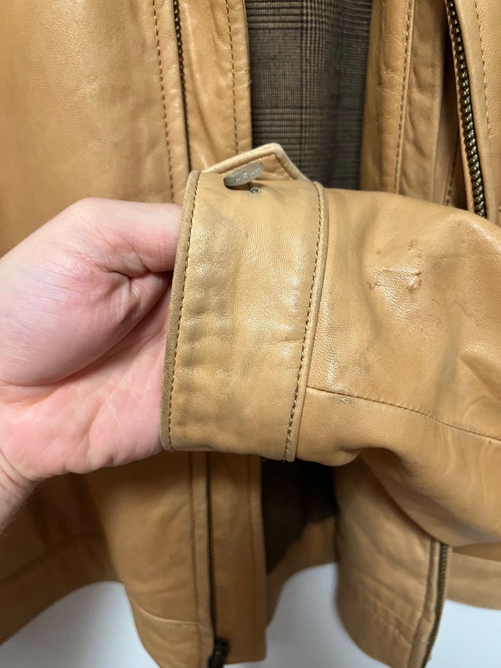 Ralph Lauren Jacken: Polo Ralph Lauren Lederjacke M Cognac – Gebraucht aus Root von Jo.Di 3