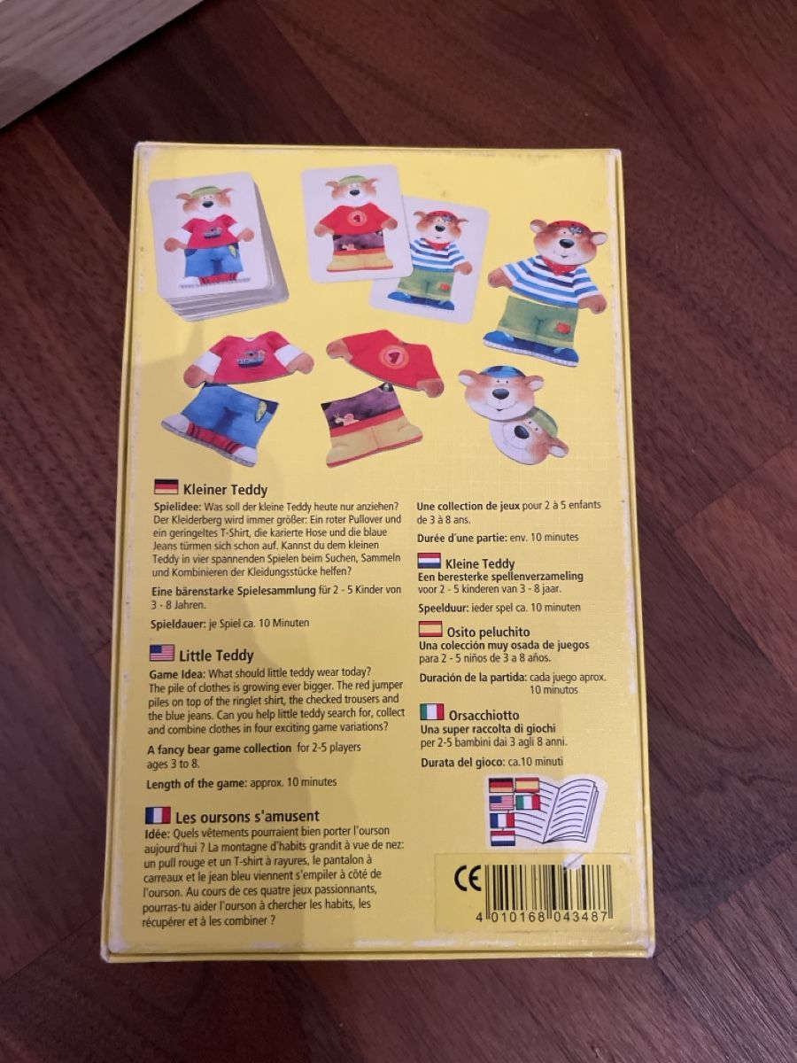 Haba Giochi: Merkspiel Kleiner Teddy – Usato da Andelfingen venduto da estark 2