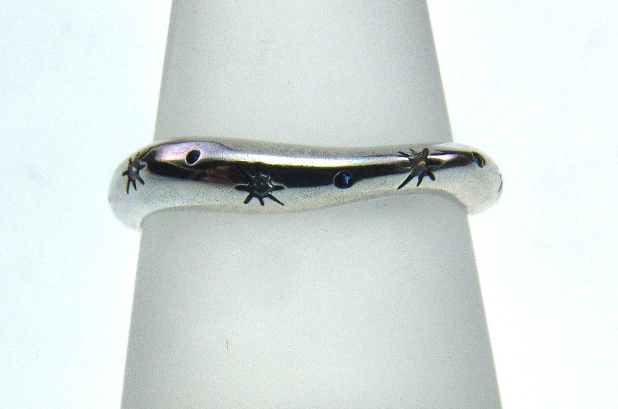 Ringe: 925 Silber Fingerring mit funkelden Steinchen Sterne – Neu (gemäss Beschreibung) aus Schmitten FR von la_luna_blue 1