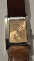 Longines Armbanduhr Edelstahl Lederband 