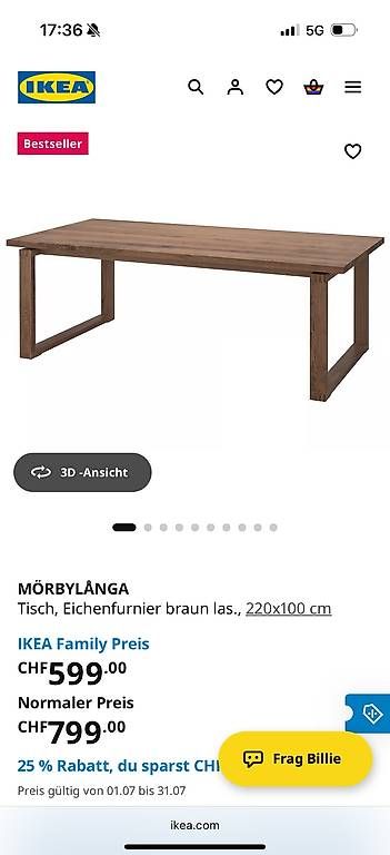 Ikea Tavoli: Esstisch – Usato da Biel/Bienne venduto da kaj_v5jt 4