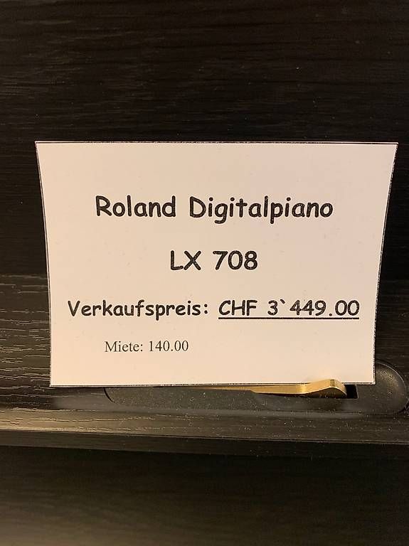 Strumenti musicali: Roland LX 708 CH – Nuovo (secondo la descrizione) da Niederhasli venduto da Musikhaus-Ammann 1