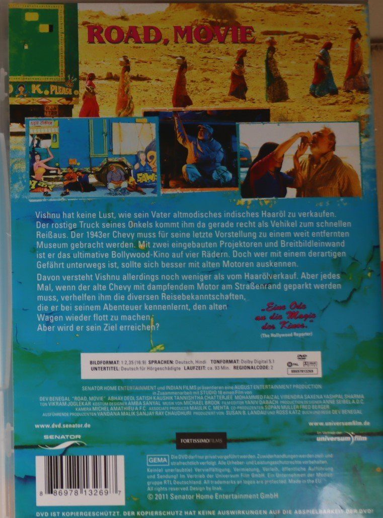 Tutti i DVDs: Road, Movie – Usato da Luzern venduto da CONTENTI 2