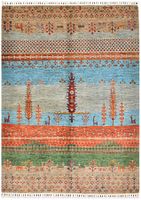 Handgeknüpfter afghanischer Khurjeen Orientteppich 211x152Cm