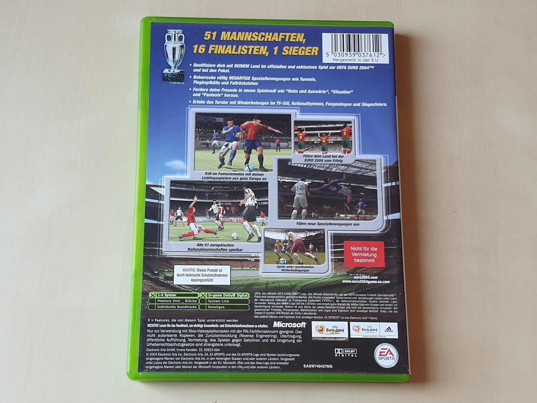 Microsoft Spiele: UEFA Euro 2004 Portugal – Gebraucht aus Stansstad von collectorsshop 1